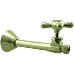 VAB0034 Straight Stop Valve, Cross handle